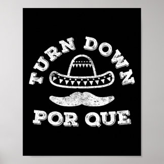 Weg met Por Que Shirt Mannen Vrouwen Kinder Cinco  Poster