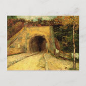 Weg met underpass en Viaduct Van Gogh Fine Art Briefkaart (Voorkant)