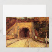 Weg met Underpass Viaduct door Vincent van Gogh (Voorkant / Achterkant)