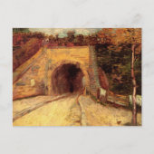 Weg met Underpass Viaduct door Vincent van Gogh Briefkaart (Voorkant)