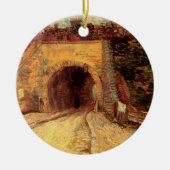 Weg met Underpass Viaduct door Vincent van Gogh Keramisch Ornament (Voorkant)