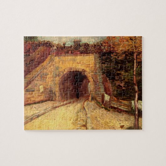 Weg met Underpass Viaduct door Vincent van Gogh Legpuzzel (Horizontaal)