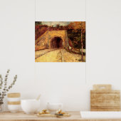 Weg met Underpass Viaduct door Vincent van Gogh Poster (Keuken)