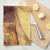 Weg met Underpass Viaduct door Vincent van Gogh Theedoek (Quarter Fold)