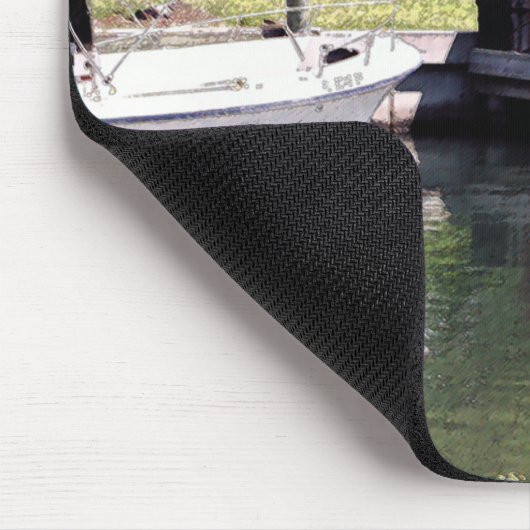 weg met vissen! muismat (Hoek)