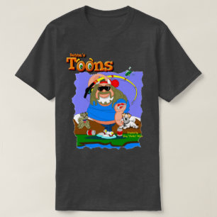 Weg met vissen t-shirt
