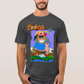 Weg met vissen t-shirt (Voorkant)