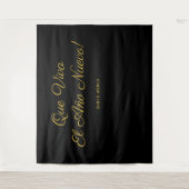 Weg met Viva El Año Nuevo! achtergrondtapijt Wandkleed (Voorkant)