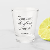 Weg met Viva El Año Nuevo! Leuke oudejaarsfeest Shot Glas (Voorkant)
