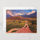 Weg naar afkomst briefkaart (Voorkant / Achterkant)