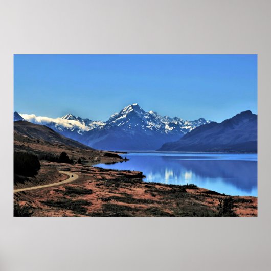 Weg naar Aoraki Poster (Voorkant)