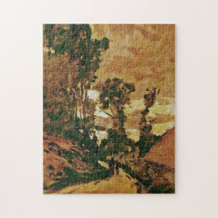 Weg naar Boerderij Saint-Simeon Monet Fine Art Legpuzzel