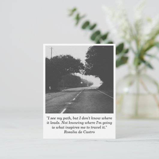 Weg naar Briefkaart Nowhere (Staand voorkant)