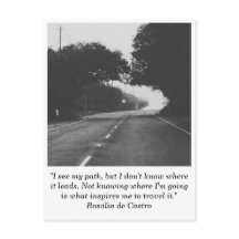 Weg naar Briefkaart Nowhere