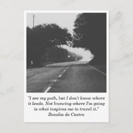 Weg naar Briefkaart Nowhere