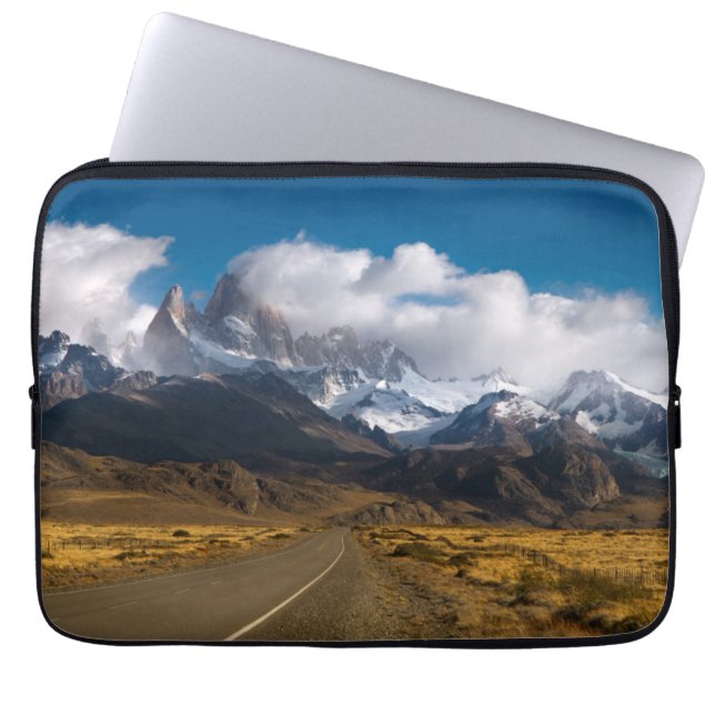 Weg naar de berg Fitzroy, Patagonia Laptop Sleeve (Voorkant)