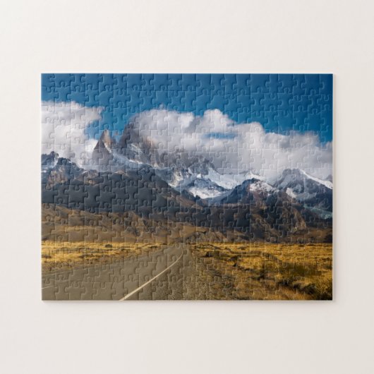 Weg naar de berg Fitzroy, Patagonia Legpuzzel (Horizontaal)