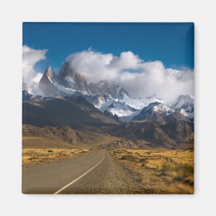 Weg naar de berg Fitzroy, Patagonia Magneet