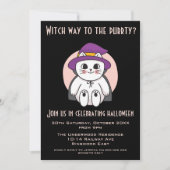 WEG NAAR DE PARTIJ HALLOWEEN PARTIJ KAART (Voorkant)