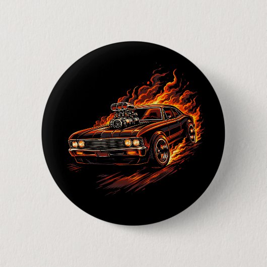 Weg naar de Ruïne Ronde Button 5,7 Cm (Voorkant)