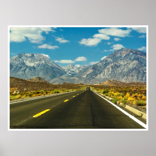 Weg naar de Sabrina Basin Landschapskunst Poster (Voorkant)