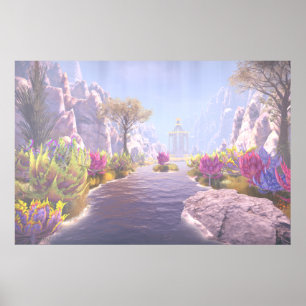 Weg naar de tempel poster