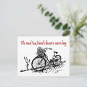 Weg naar een Friends House Briefkaart (Staand voorkant)