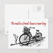 Weg naar een Friends House Briefkaart (Voorkant / Achterkant)