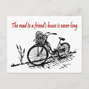 Weg naar een Friends House Briefkaart