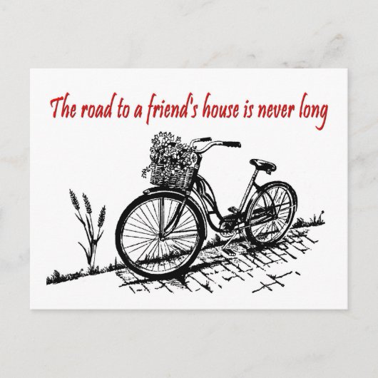 Weg naar een Friends House Briefkaart (Voorkant)