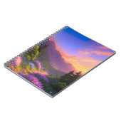 Weg naar een groen dennenbos notitieboek (Linkerzijde)