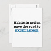 Weg naar ervaring briefkaart (Voorkant / Achterkant)