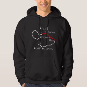 Weg naar Hana Maui Hawaï Vakantie Souvenir Hoodie