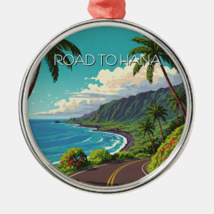  Weg naar Hana Maui Hawaii Reizen Metalen Ornament