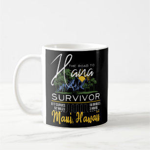 Weg naar Hana Survivor Curvy Palm Maui Hawaii Koffiemok