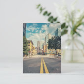 Weg naar het centrum van San Francisco Briefkaart (Staand voorkant)