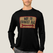 weg naar het Everest-basiskamp Tri-Blend Shirt (Voorkant volledig)