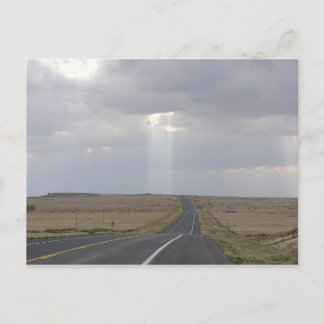 Weg naar het licht briefkaart
