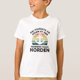 Weg naar het noorden van het Zee van Noord-Duitsla T-shirt