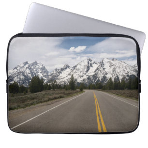 Weg naar het Teton-gebergte Laptop Sleeve