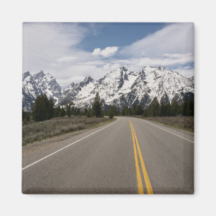 Weg naar het Teton-gebergte Magneet