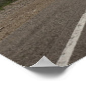 Weg naar het Teton-gebergte Poster (Hoek)