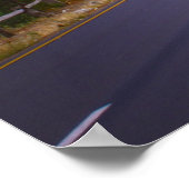 Weg naar het Yosemite-gebergte Poster (Hoek)