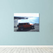 Weg naar het Zee Hawaii jeep offroad strand canvas (Insitu (Houten vloer))