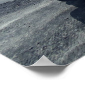 Weg naar het Zee jeep avontuurlijk uitzicht poster (Hoek)