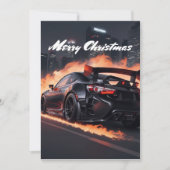 Weg naar Kerstmis Feestdagenkaart (Voorkant)