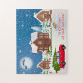 Weg naar Kerstmis_GC - Jigzaag Puzzle Legpuzzel (Verticaal)