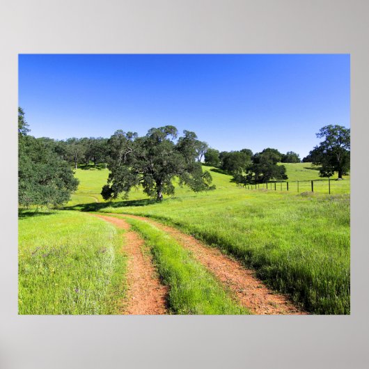 Weg naar lente poster (Voorkant)