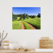 Weg naar lente poster (Keuken)