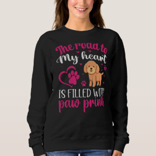 Weg naar mijn Heart Dog Owner Graphic Trui
